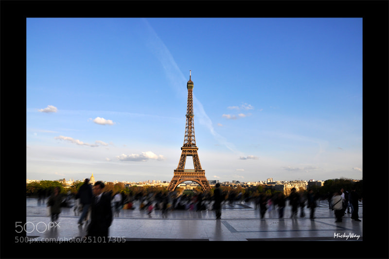 Nikon D90 sample photo. Paris flou copie photography