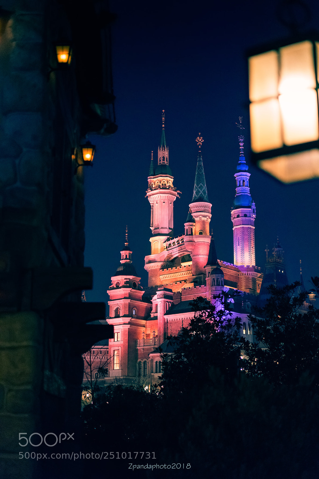 Sony a7R III sample photo. Disney castle in shanghai photography