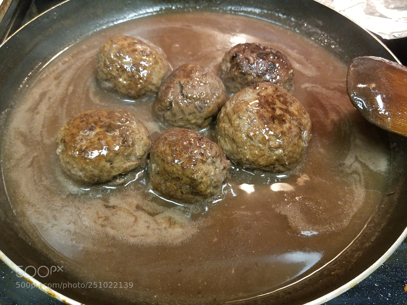 Samsung Galaxy S8+ sample photo. Meatballscooking.jpg photography
