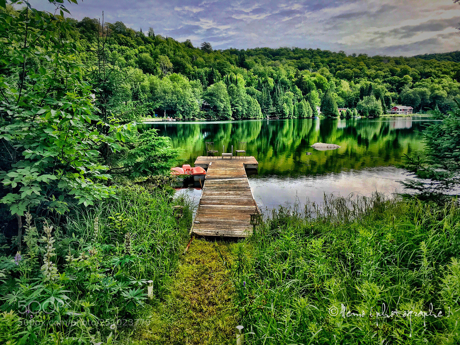 Apple iPhone 6s sample photo. Le ponton du chalet photography