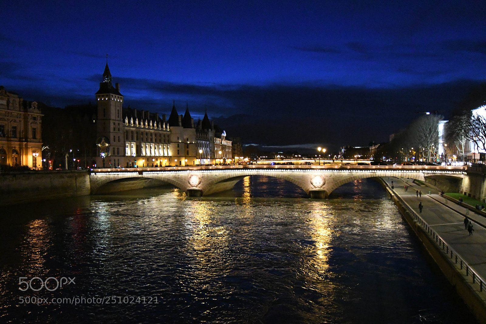 Nikon D500 sample photo. Night time in paris photography
