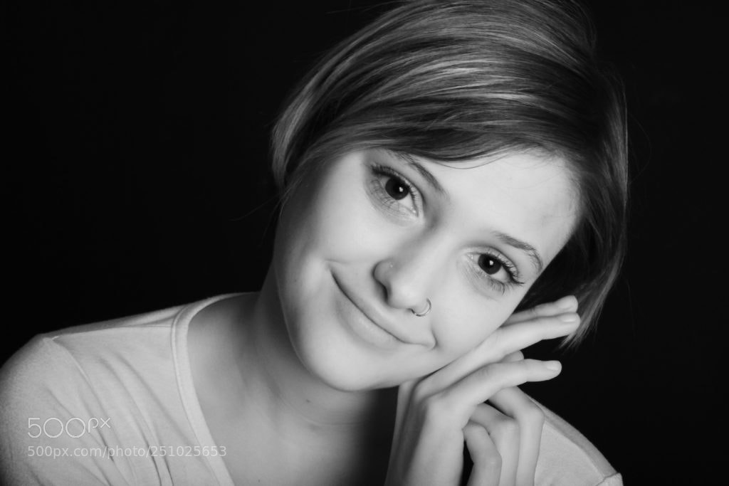 Nikon D3100 sample photo. Retrato blanco y negro photography