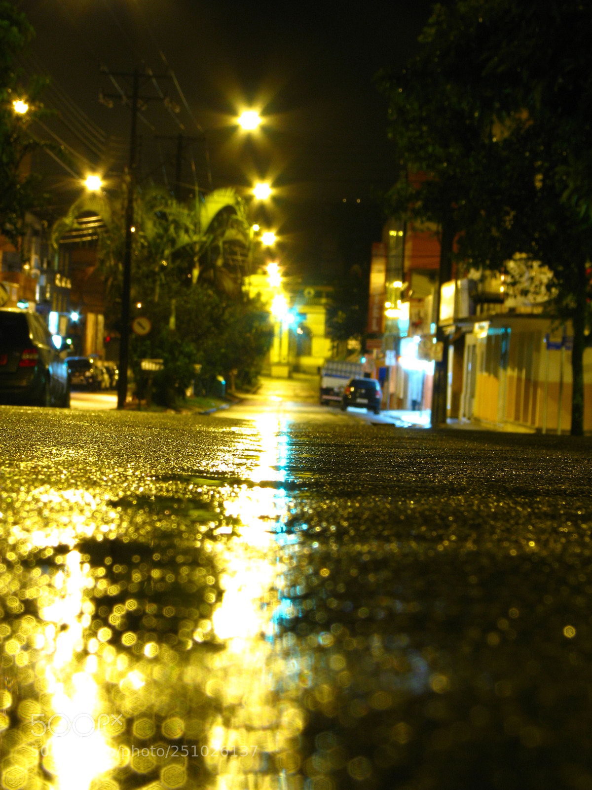 Canon POWERSHOT S5 IS sample photo. Wet urban street photography