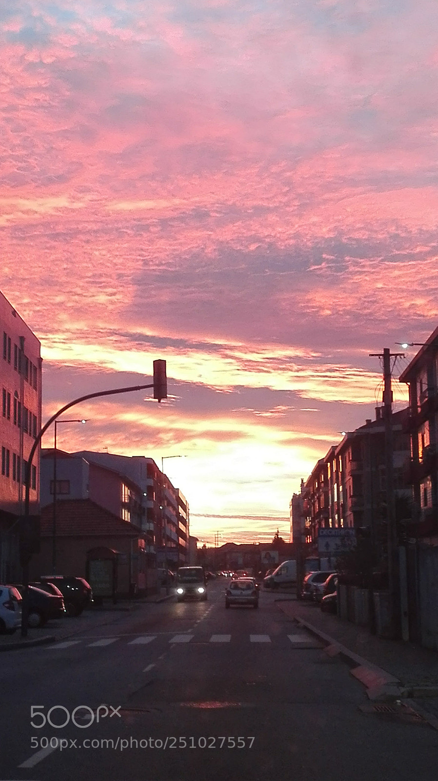 HUAWEI P8 Lite sample photo. Under a blood red photography
