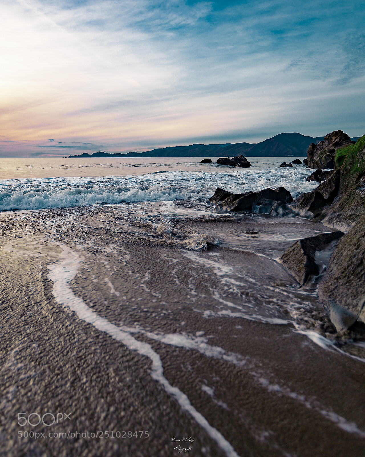 Canon EOS 5D Mark II sample photo. Sunset baker beach photography