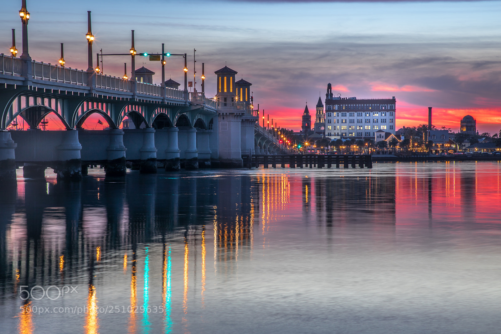 Canon EOS 5D Mark IV sample photo. Twilight st. augustine photography