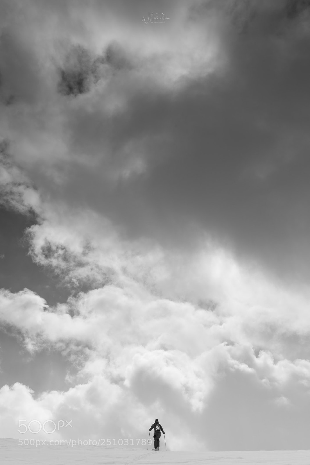 Nikon D500 sample photo. The ski hiker photography