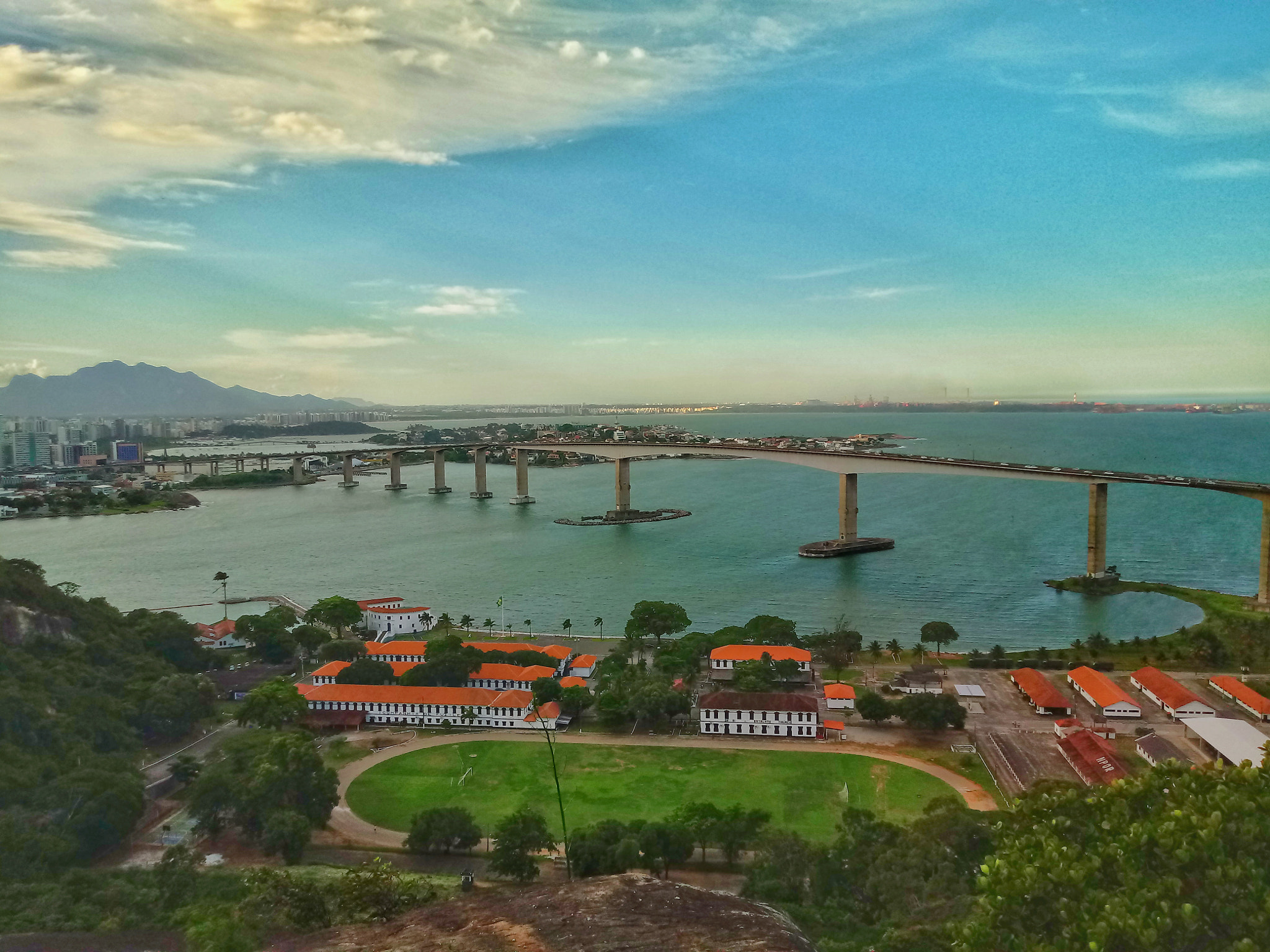 LG K10 (2017) sample photo. Vista do convento, vila velha  - es - brasil photography