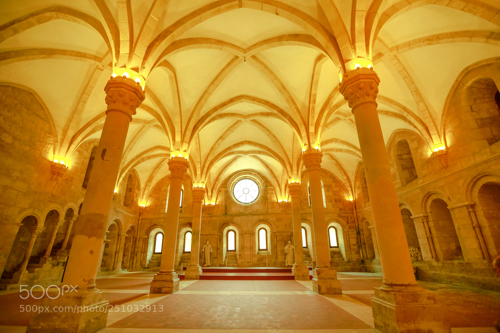 Canon EOS 5D Mark IV sample photo. Alcobaca monastery refectory photography