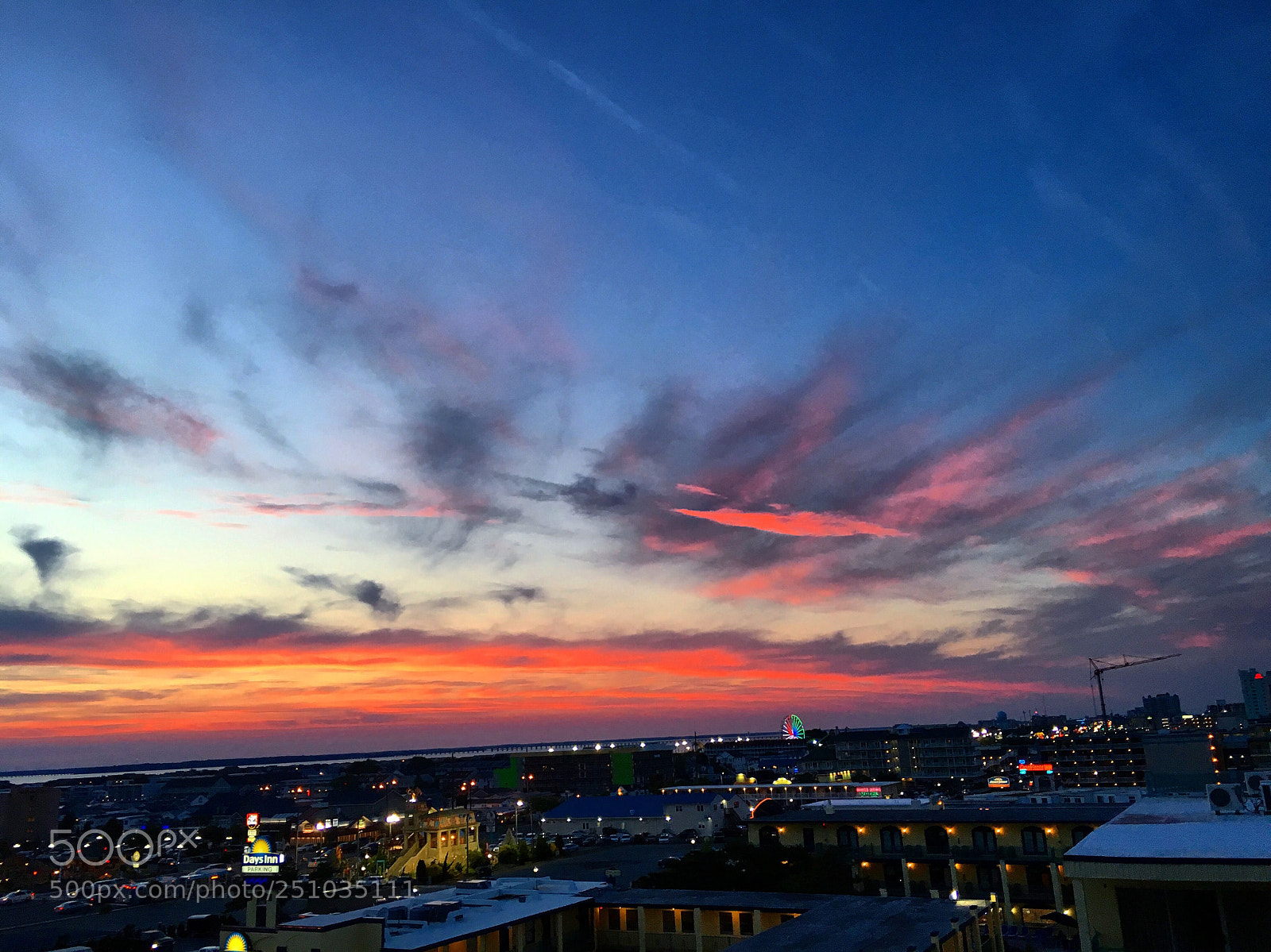 Apple iPhone 6s sample photo. Sunset bayside oc maryland photography
