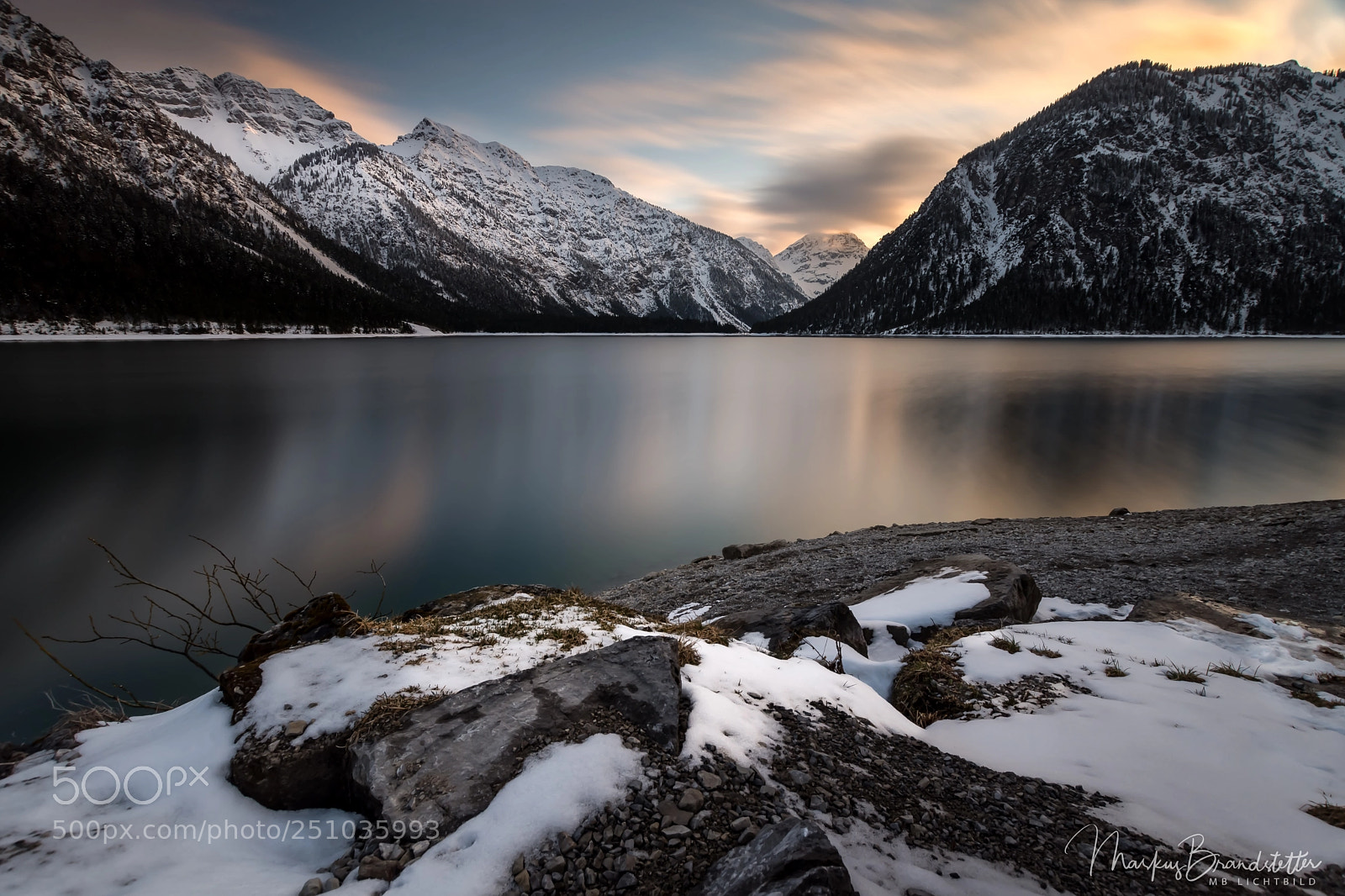 Nikon D7200 sample photo. Plansee sunset photography