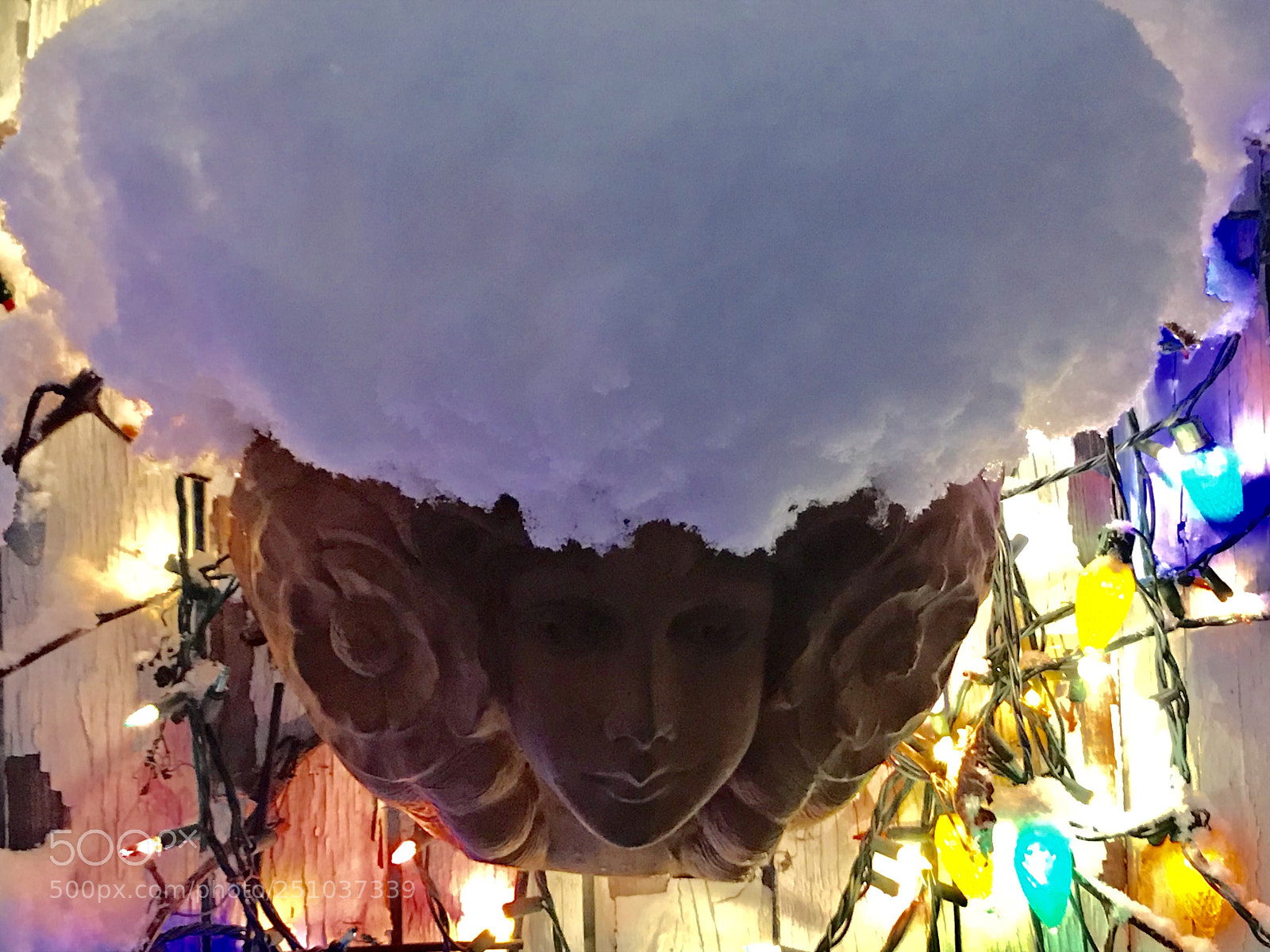Apple iPhone 7 sample photo. Snow hat photography