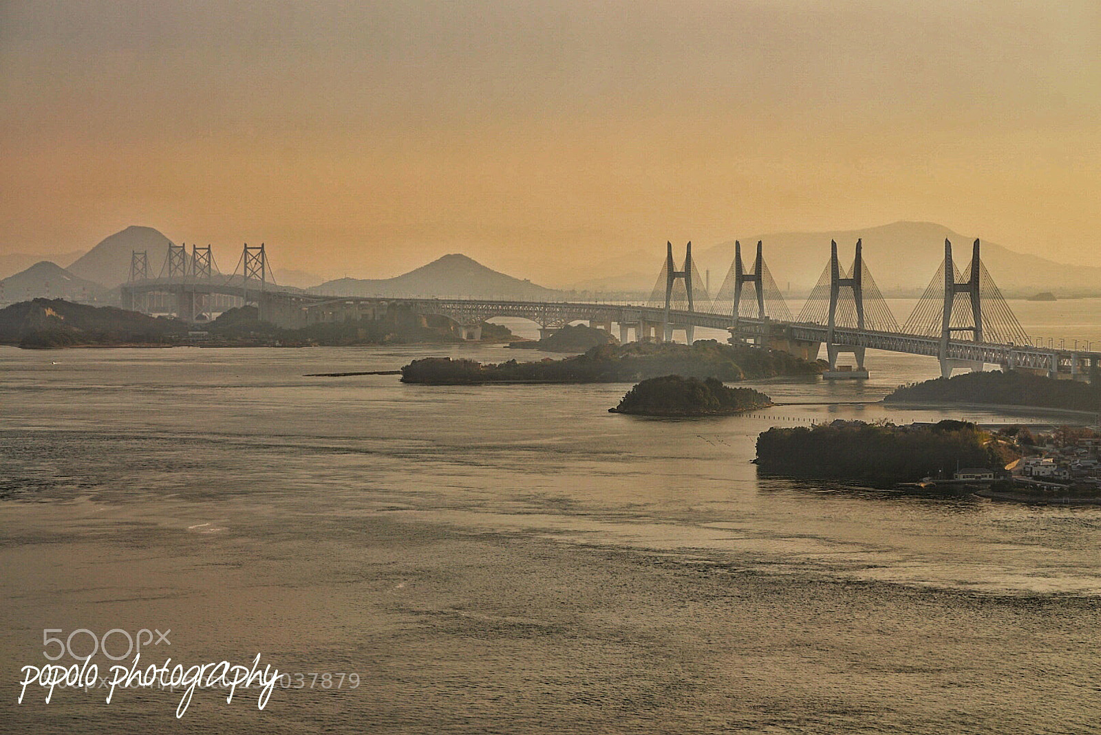 Sony a6000 sample photo. Seto bridge okayama japan photography