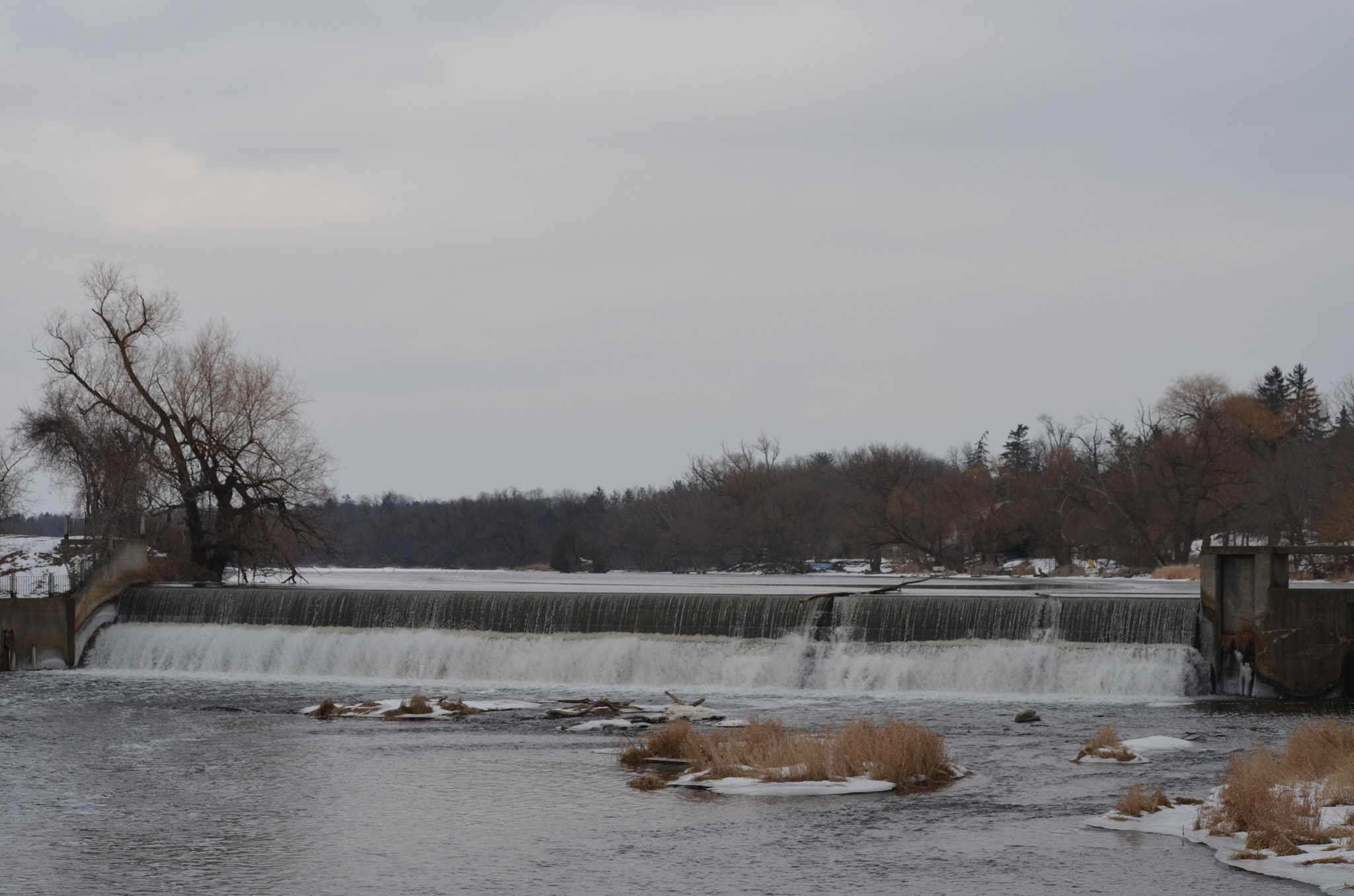 Nikon D5100 sample photo. Winter waterfall photography