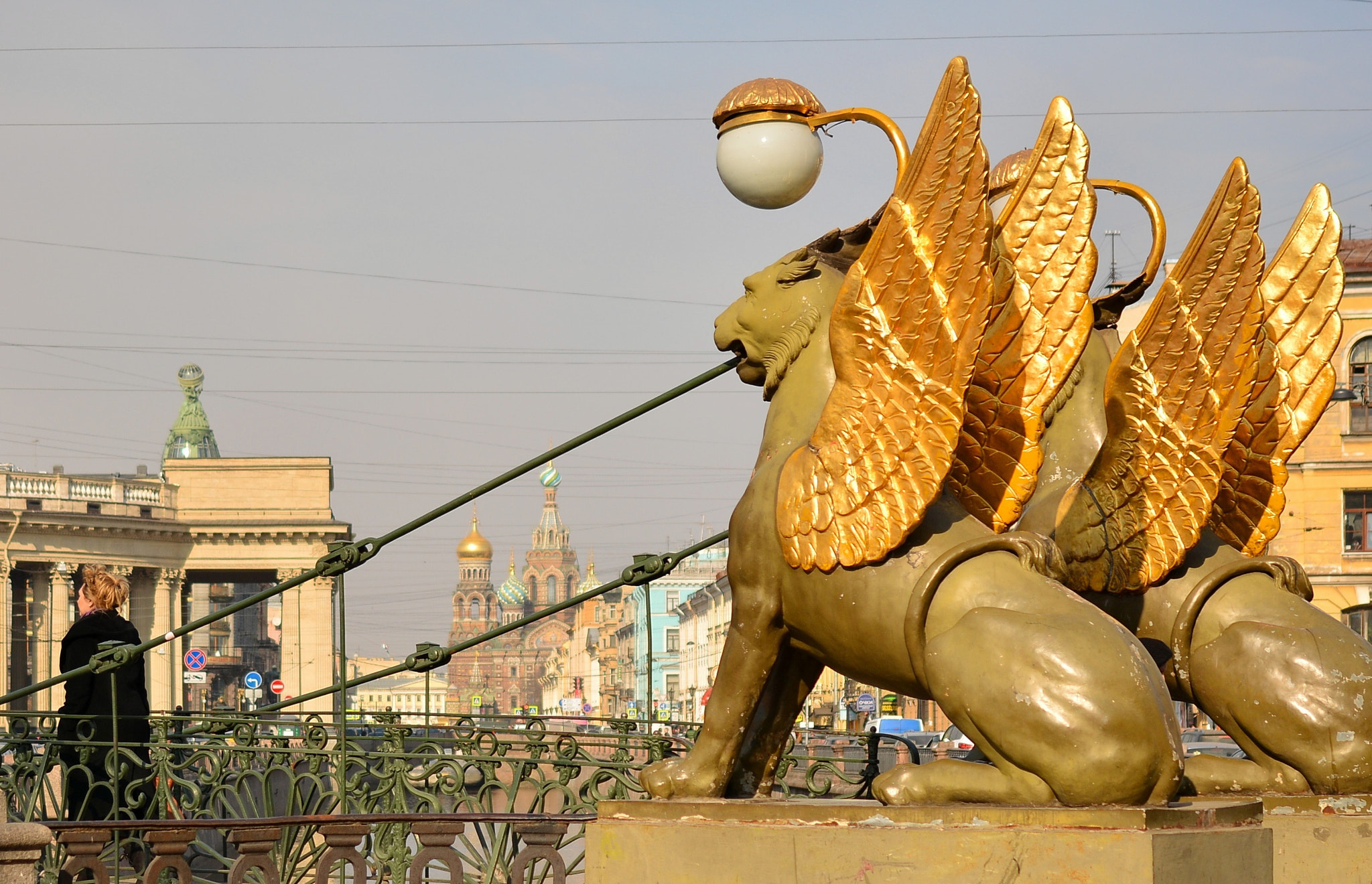 Nikon AF-S DX Micro Nikkor 40mm F2.8 sample photo. Грифоны банковского моста... photography