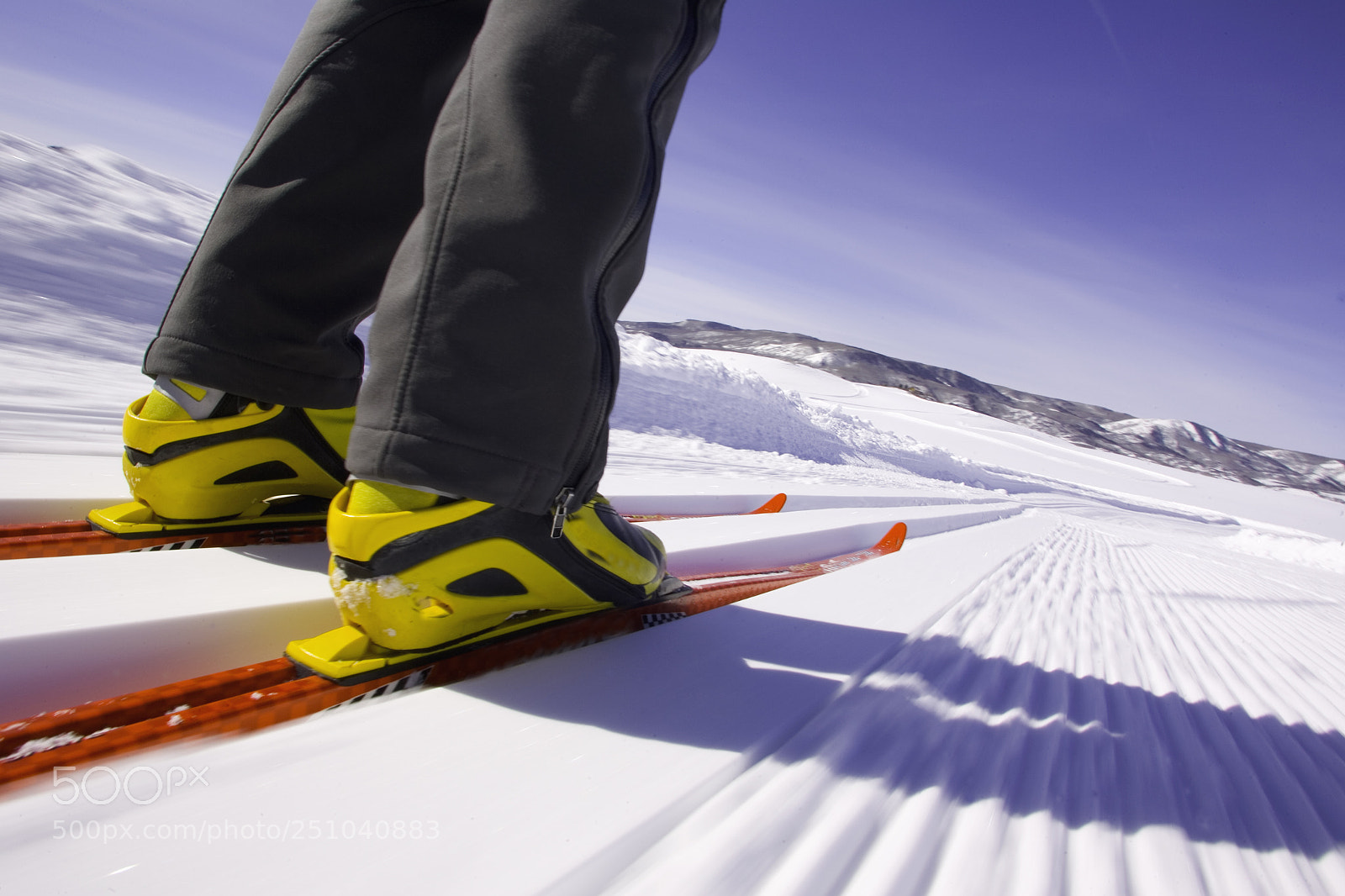 Canon EOS-1D Mark II sample photo. Xc ski photography