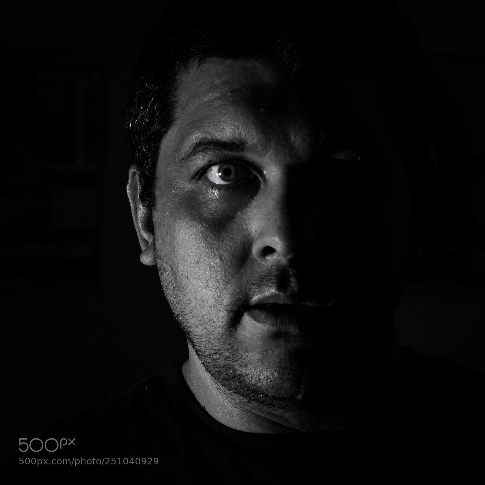 Nikon D7100 sample photo. Self portrait in low photography