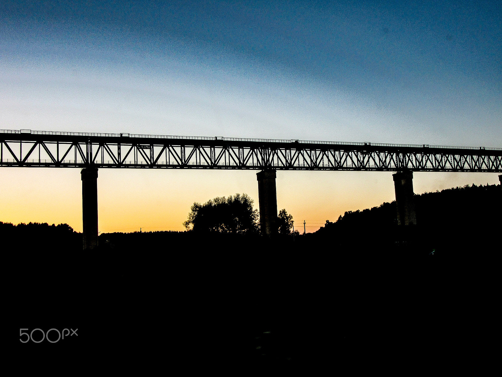 Canon PowerShot SX600 HS sample photo. Beautiful bridge and sunset photography