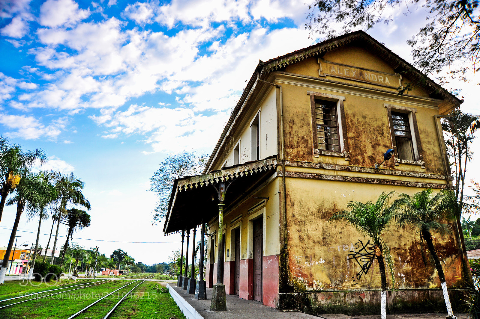 Nikon D700 sample photo. Old station photography