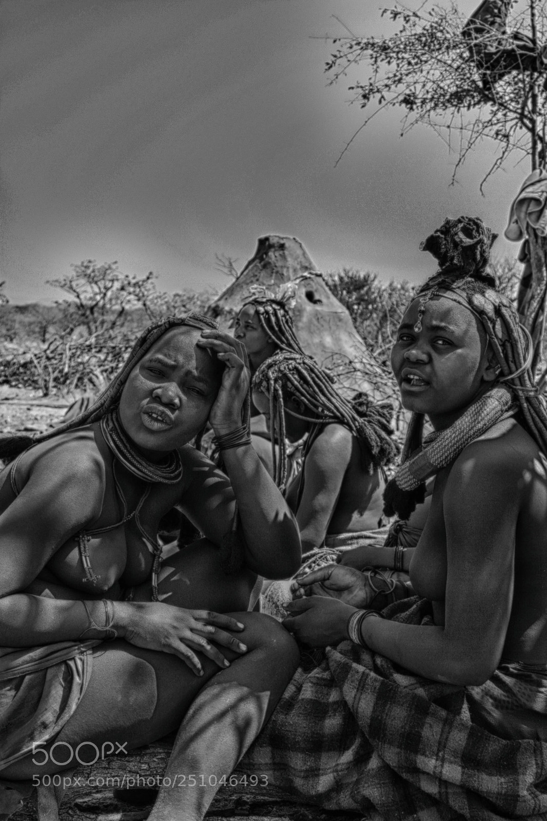 Canon EOS 400D (EOS Digital Rebel XTi / EOS Kiss Digital X) sample photo. Himba tribe - namibia photography