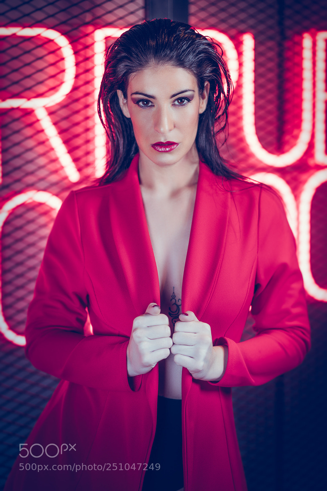 Sony a7R II sample photo. Red jacket photography