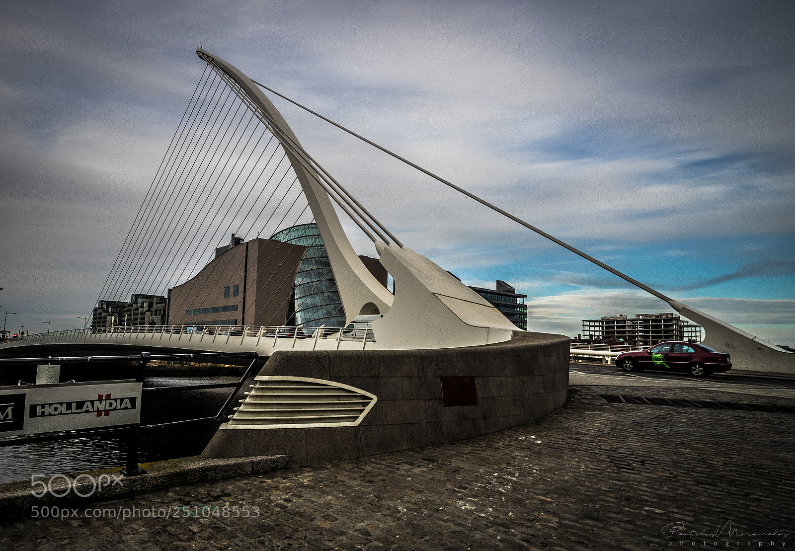 Olympus OM-D E-M1 sample photo. Samuel beckett bridge photography