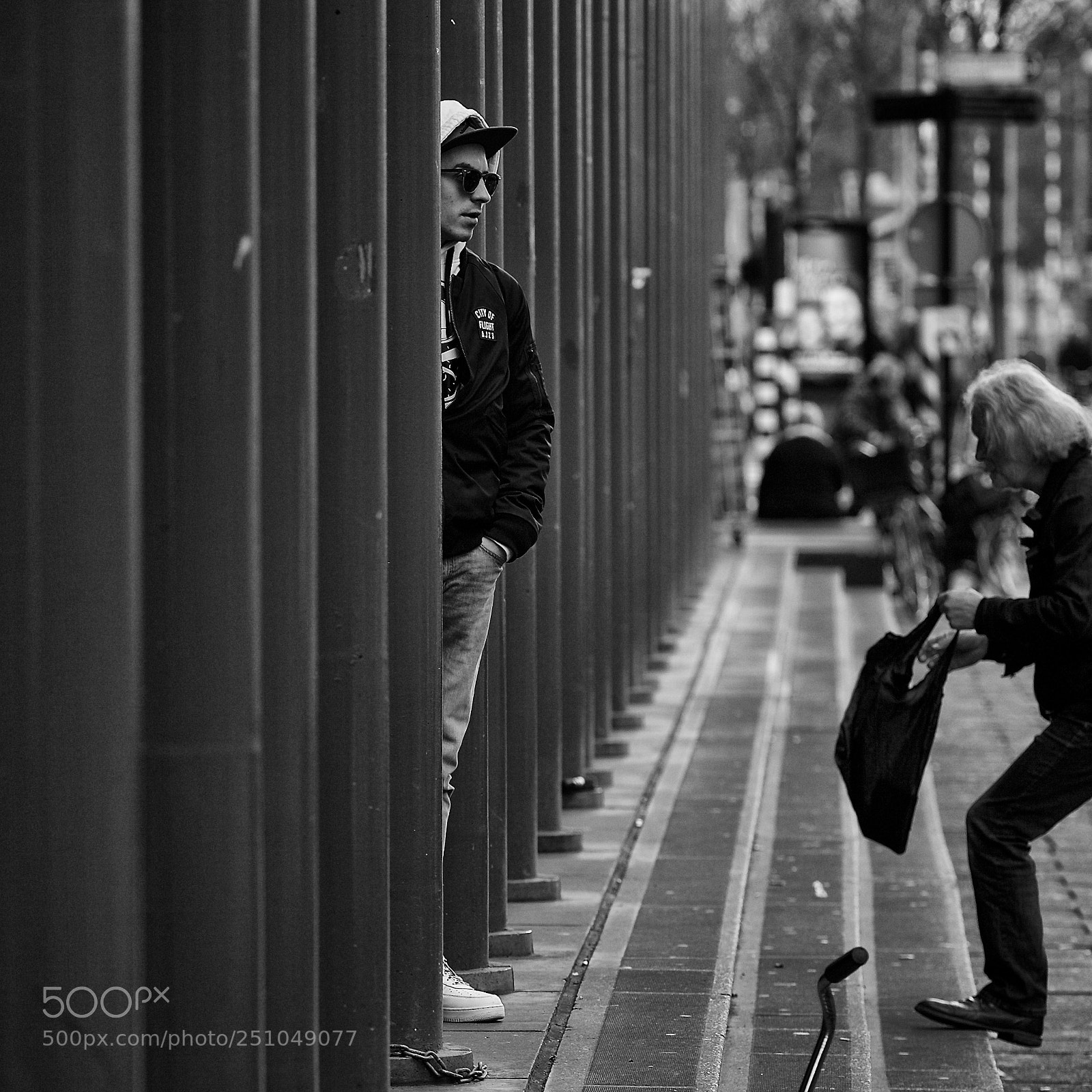 Canon EOS 5D Mark II sample photo. Amsterdam streetlife photography
