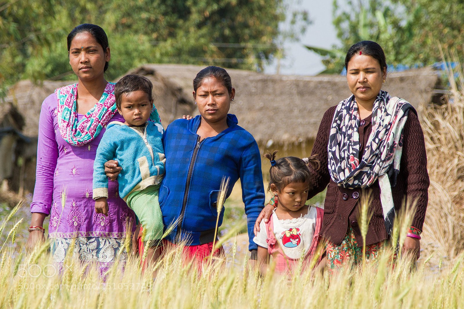 Canon EOS 7D sample photo. Family in field photography