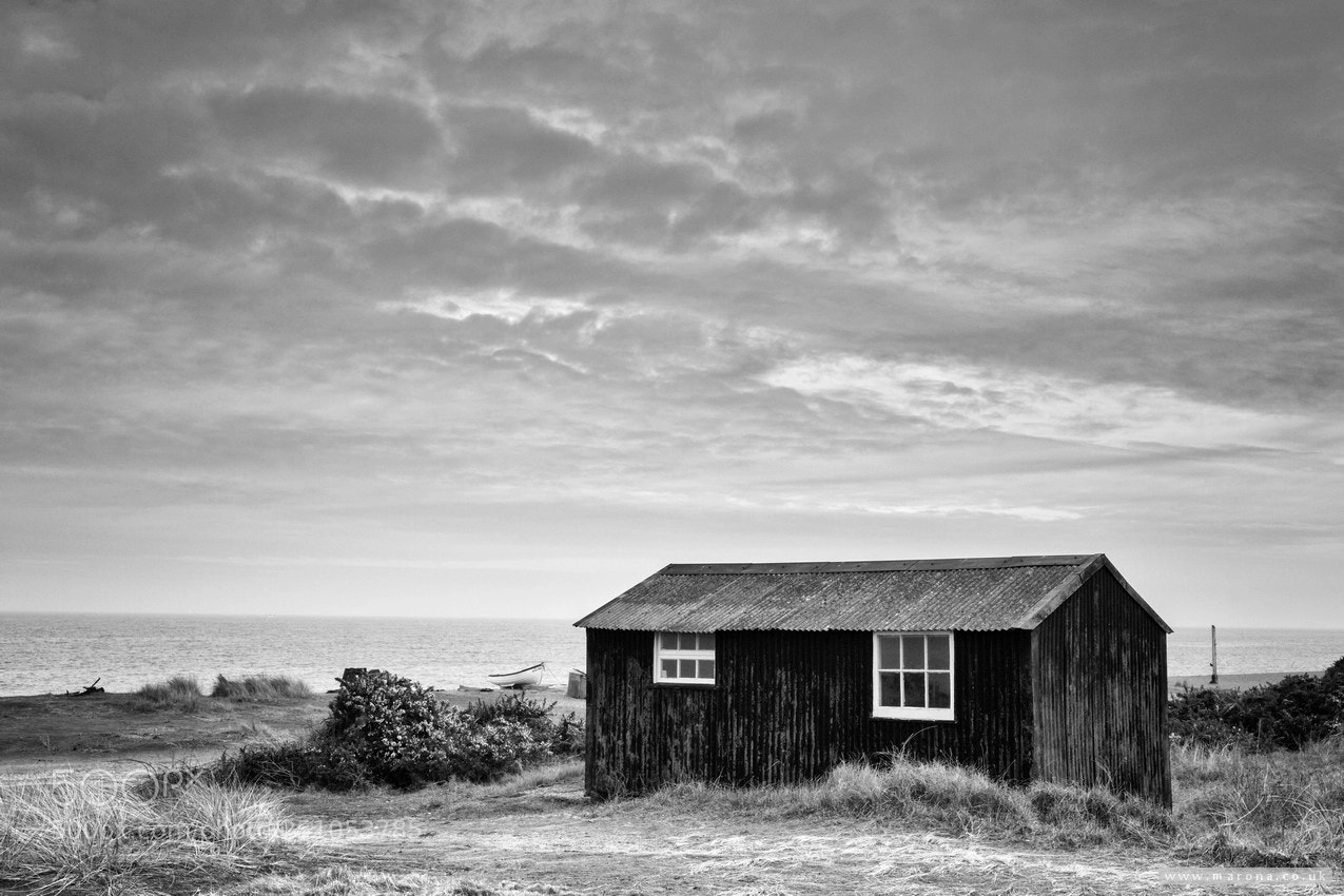 Canon EOS 5D Mark II sample photo. Sizewell hut photography