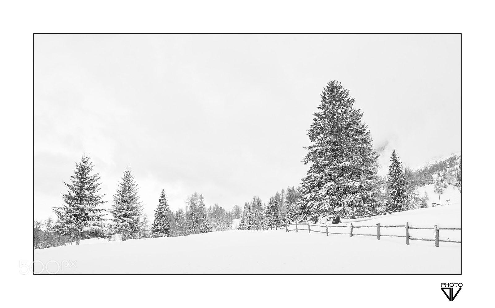 Nikon D700 sample photo. Paesaggio invernale photography