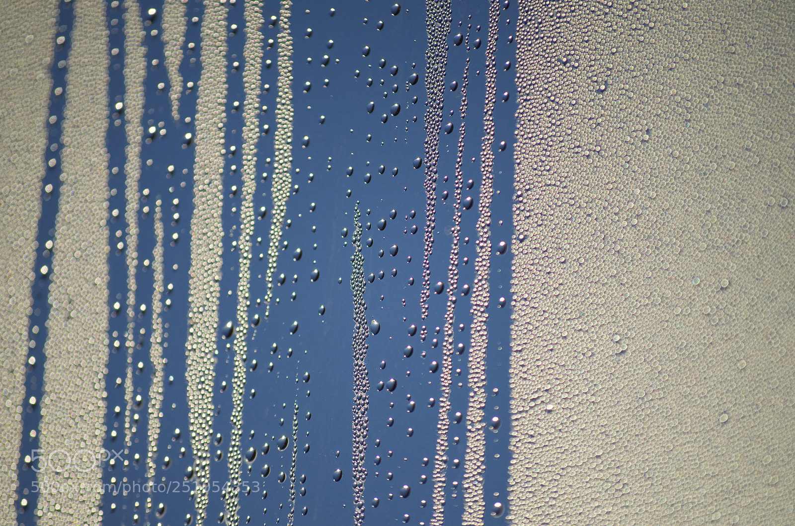 Nikon D5100 sample photo. Blue condensation water photography