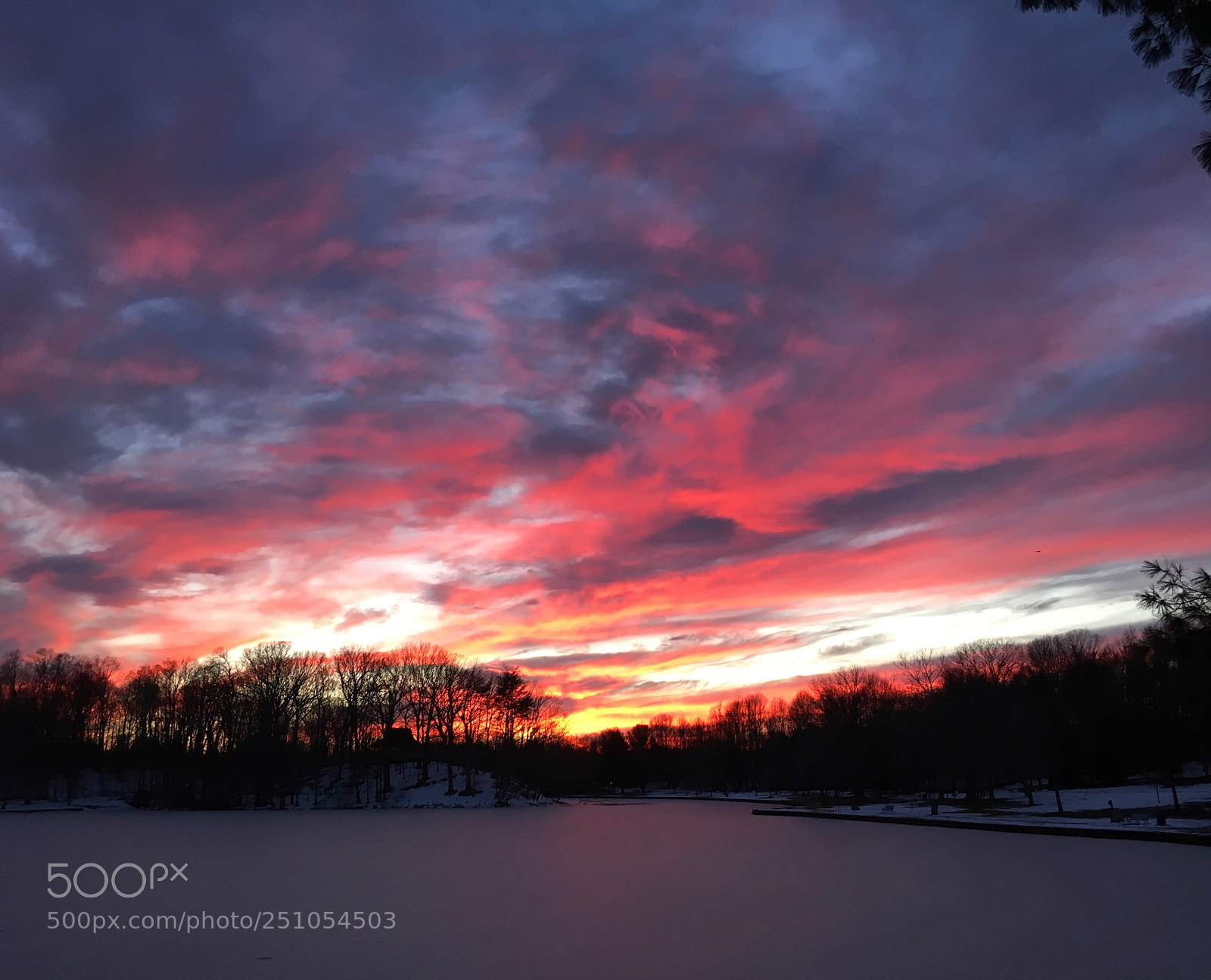 Apple iPhone 6s sample photo. Sunset on allen pond photography