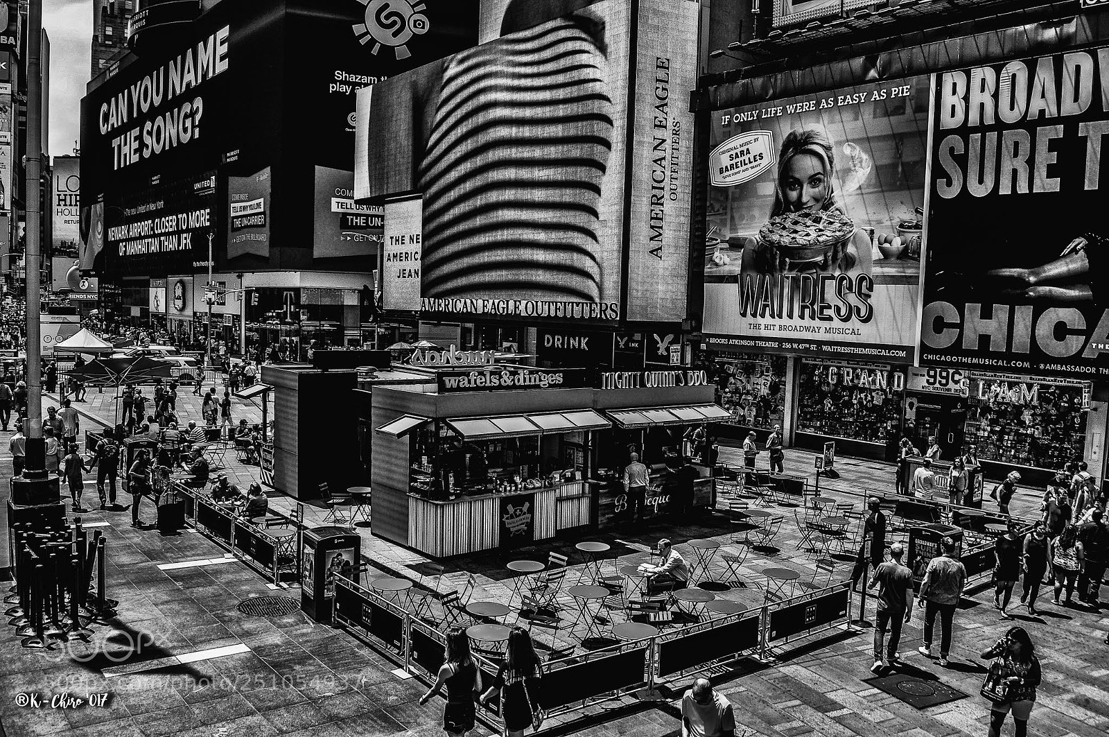 Nikon D90 sample photo. Time square photography