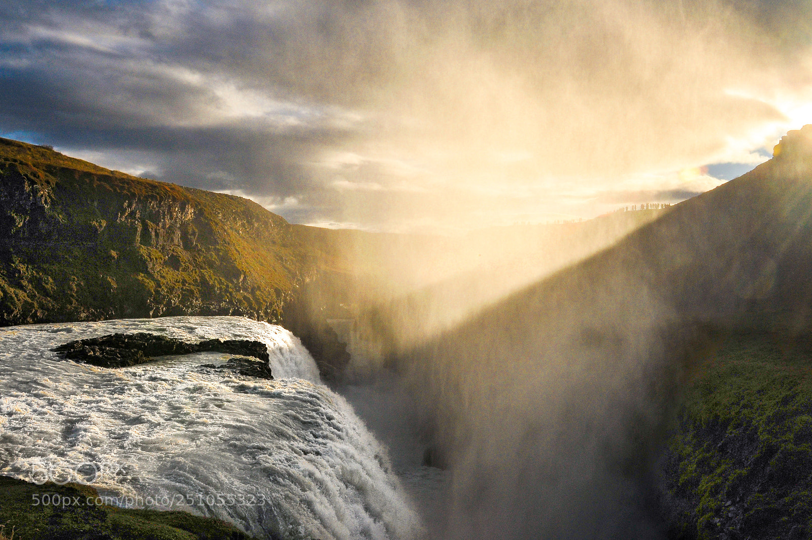 Nikon D300S sample photo. Gullfoss photography