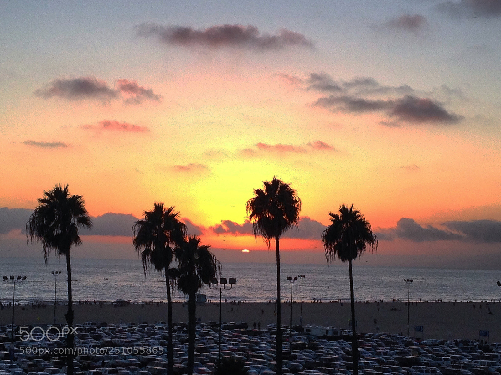 Apple iPhone 4S sample photo. Sunset on santa monica photography