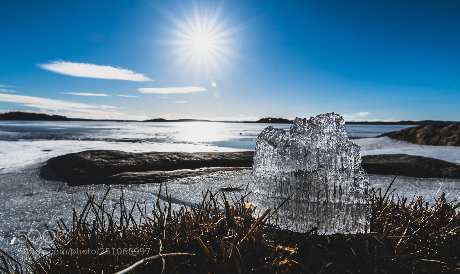 Nikon D500 sample photo. Spring ice photography
