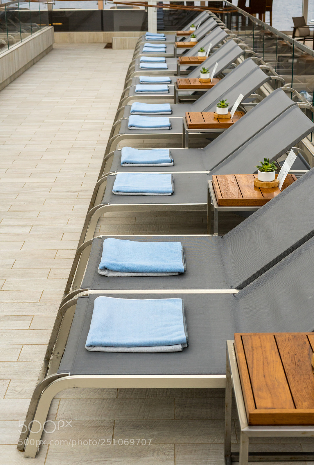 Sony a7R III sample photo. Row of loungers on photography