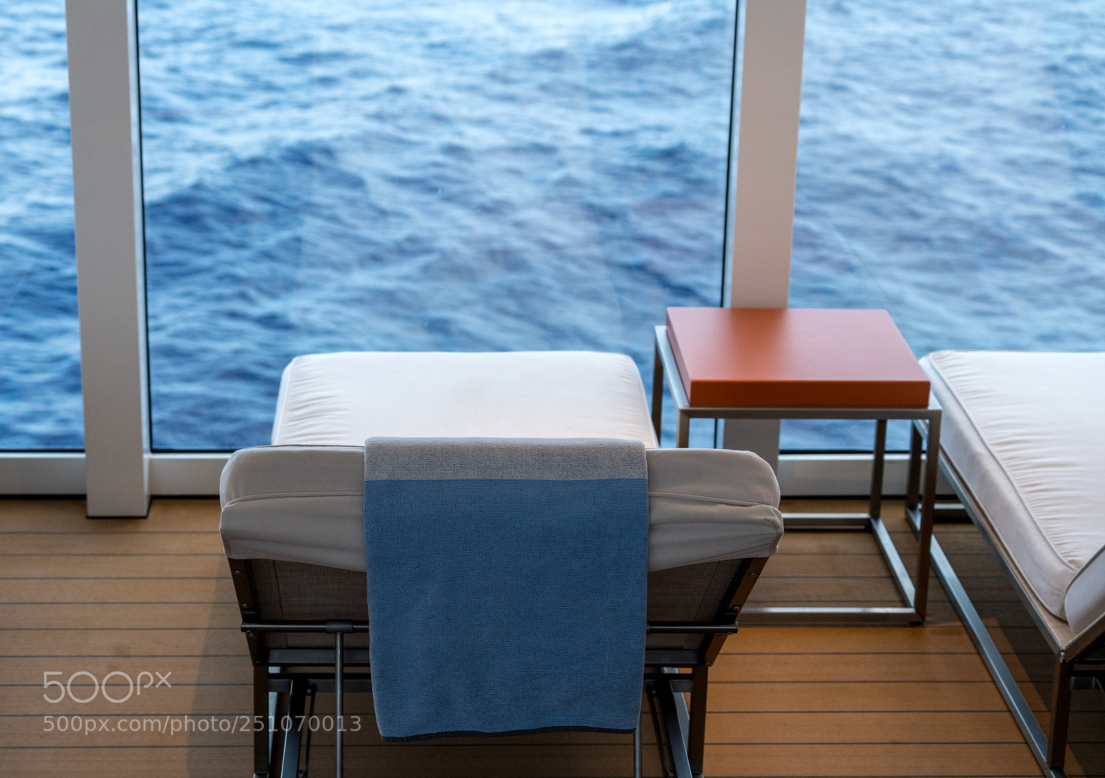Sony a7R III sample photo. Cushioned lounger on cruise photography