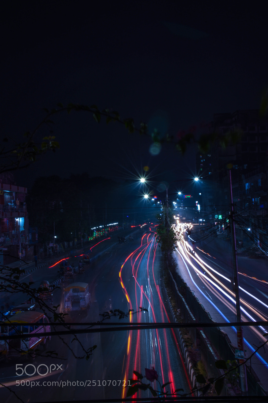 Nikon D7200 sample photo. Light trails photography