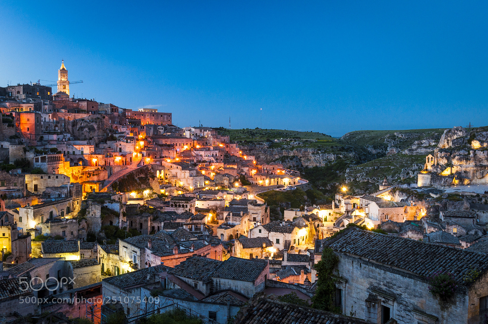 Nikon D90 sample photo. An evening in matera photography