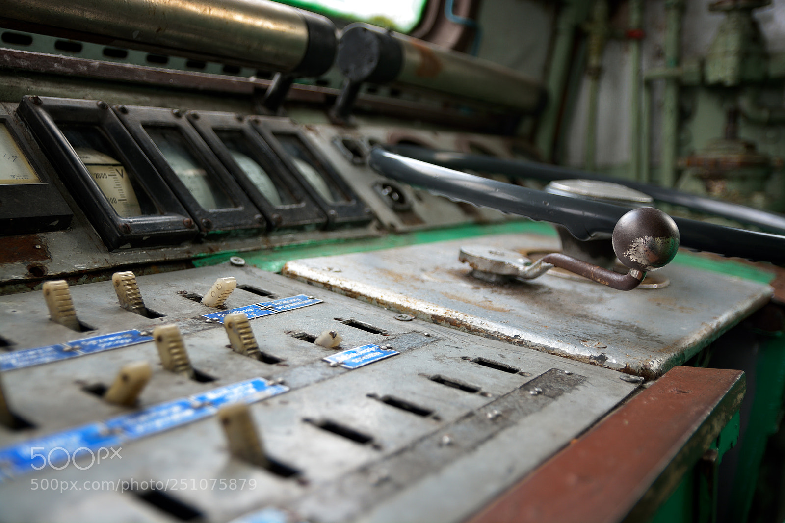 Nikon D7100 sample photo. Train controls photography