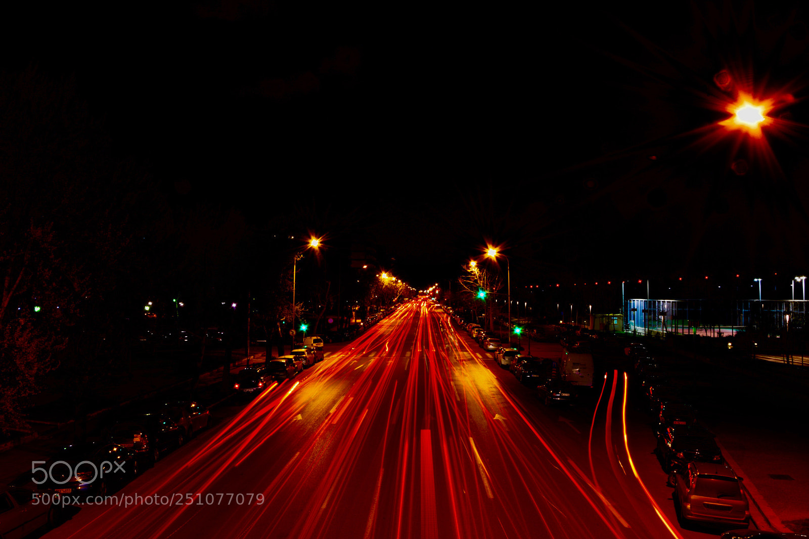 Nikon D3300 sample photo. Red lights photography