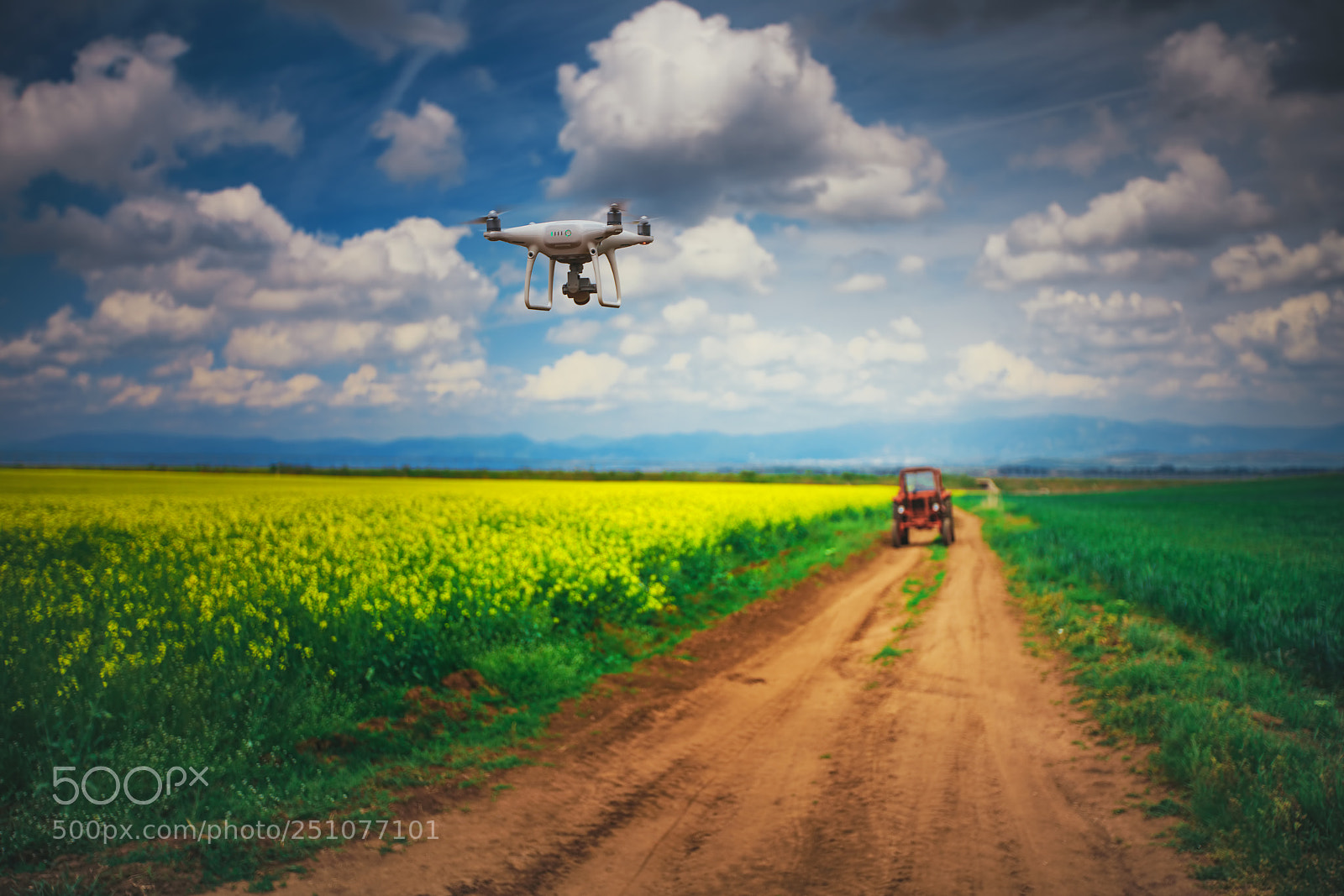 Sony a7R II sample photo. Flying drone over the photography