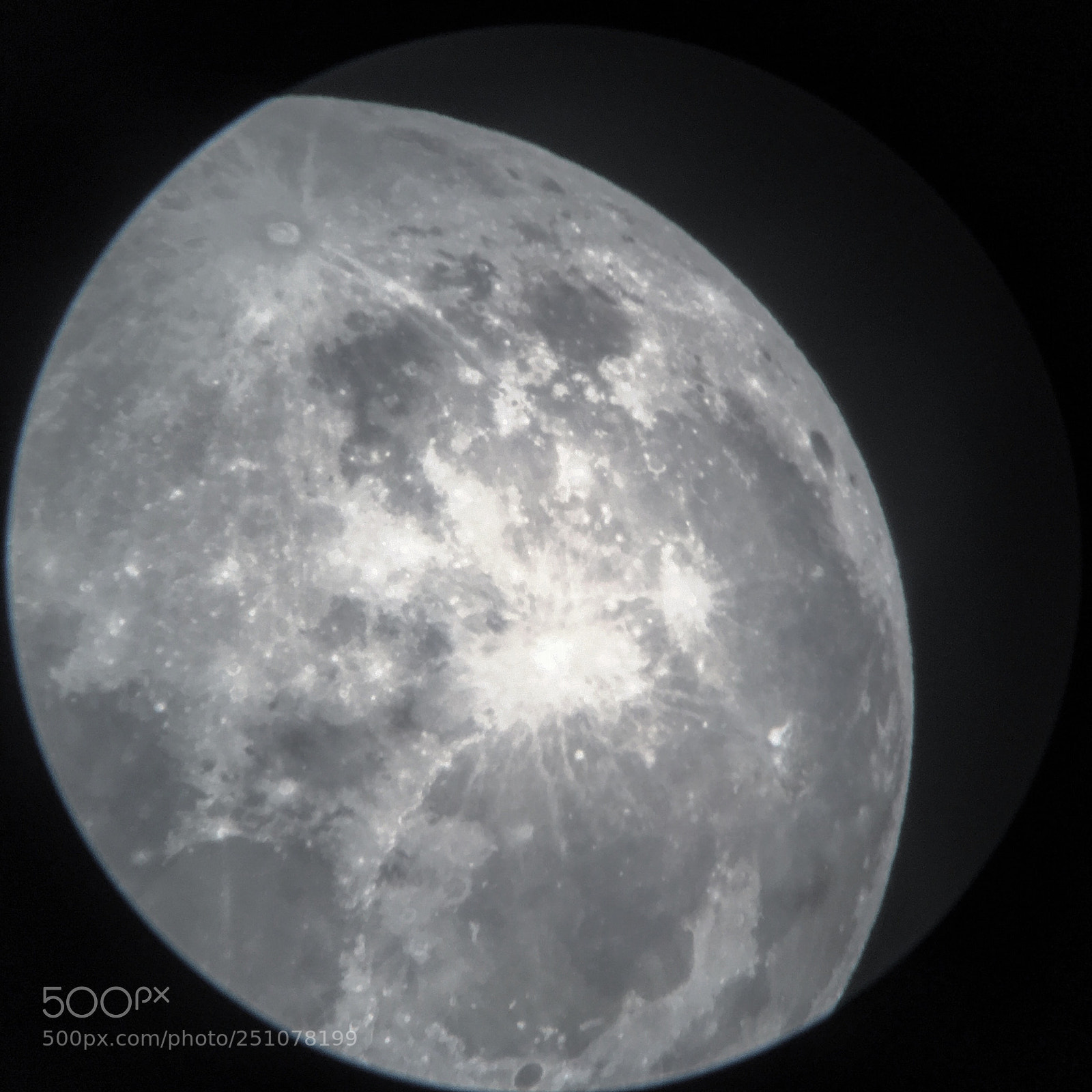 Apple iPhone 6s Plus sample photo. The moon... through a photography
