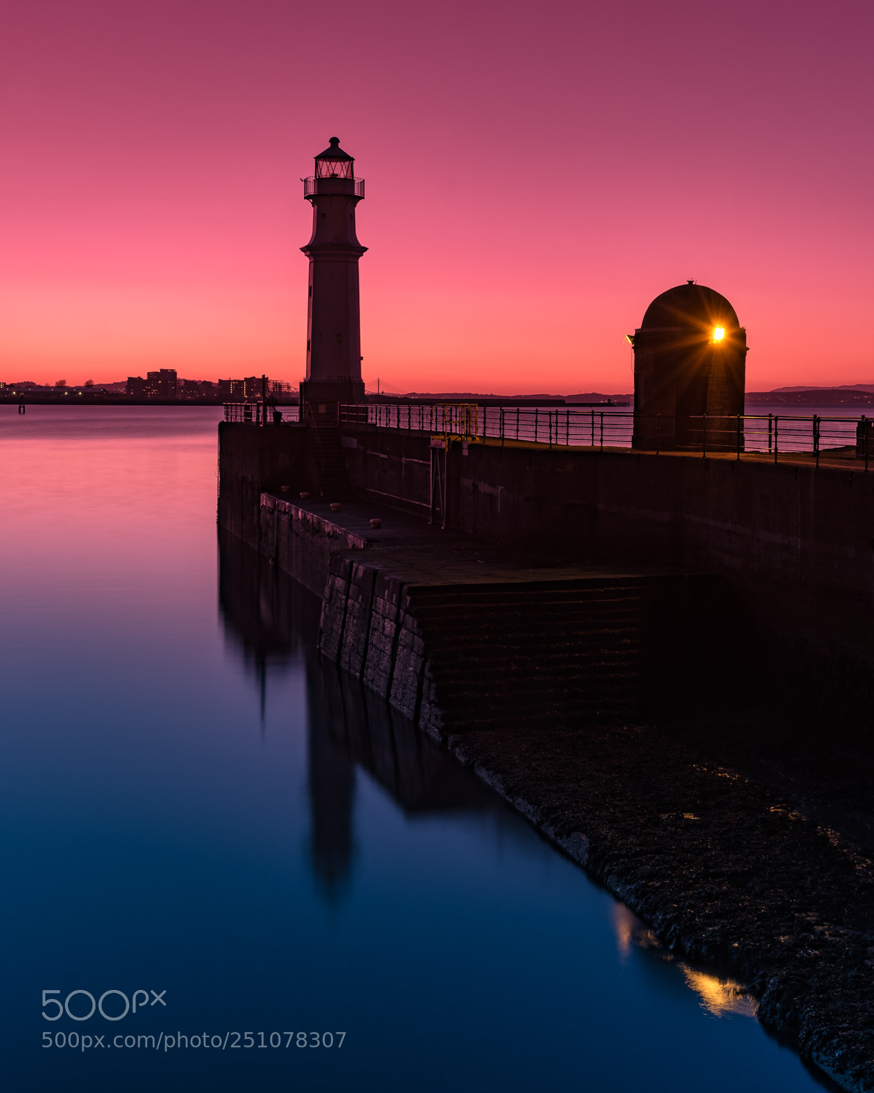Nikon D750 sample photo. Newhaven harbour sunset photography