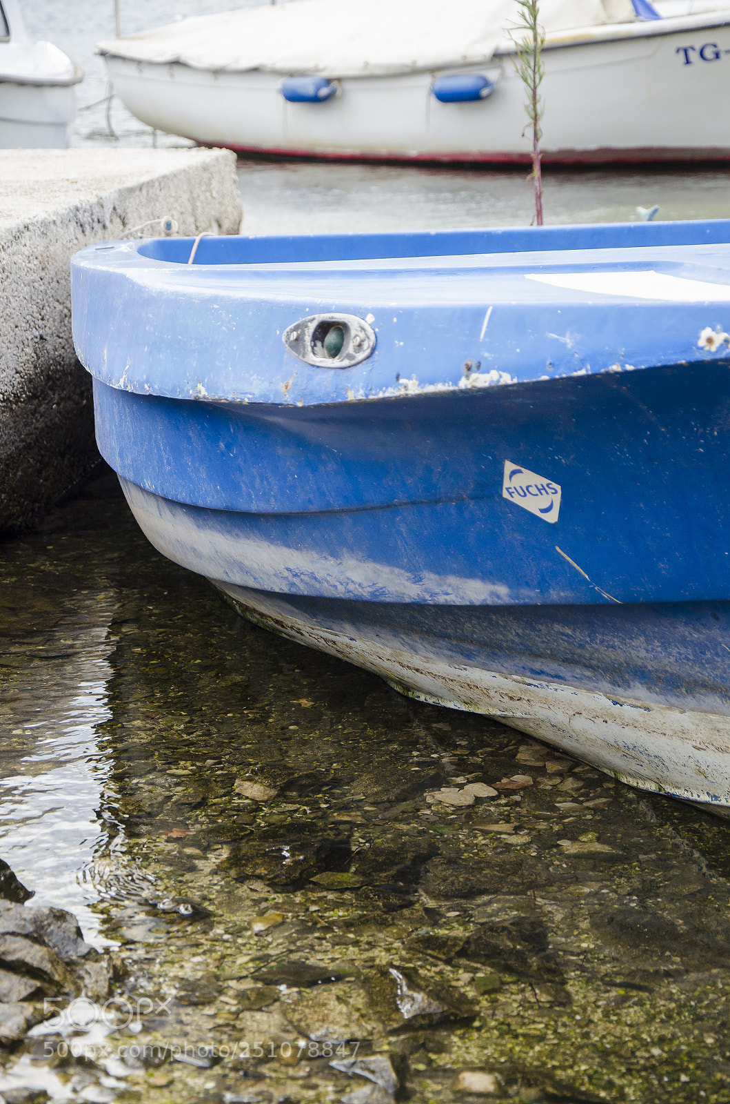 Nikon D7000 sample photo. Blue boat photography