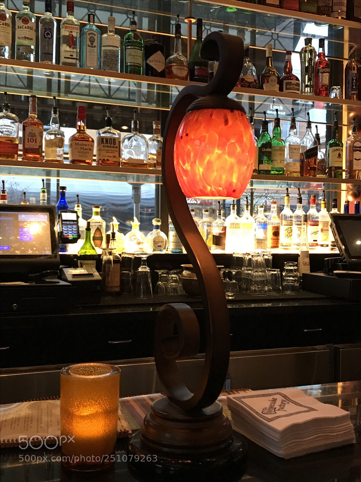 Apple iPhone 7 sample photo. Bar lights  photography