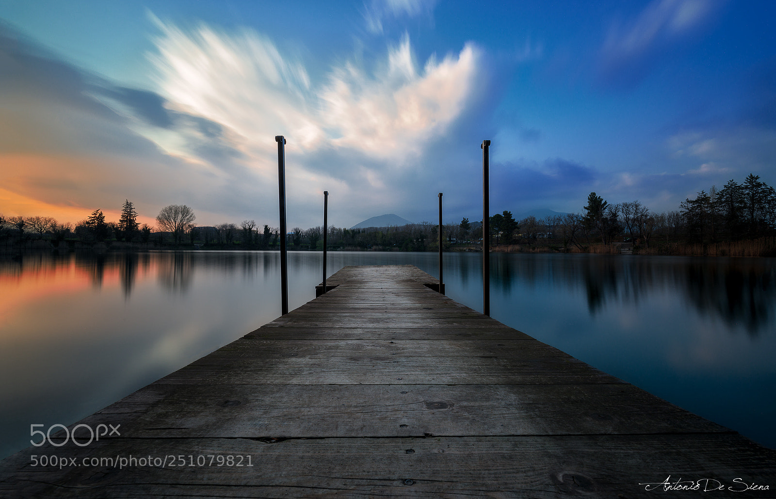 Nikon D800 sample photo. Tramonto al lago di photography