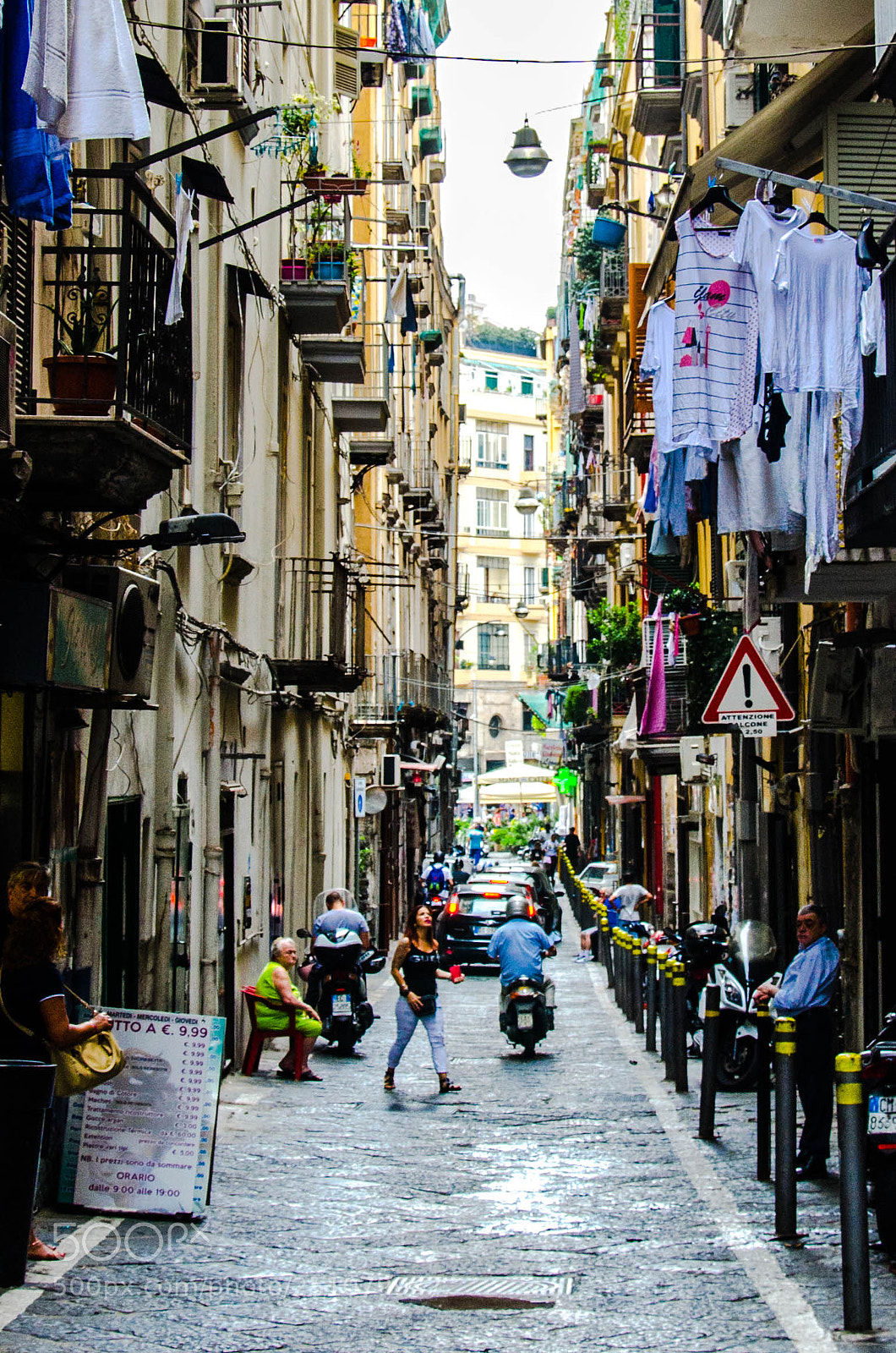 Nikon D7000 sample photo. The streets of naples photography