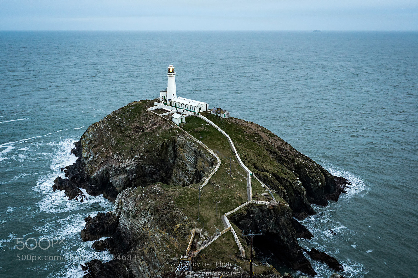 Sony a6500 sample photo. Holyhead lighthouse, north wales photography